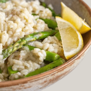 Parmesan Risotto with Asparagus