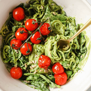 Zucchini Noodles with Pesto Recipe
