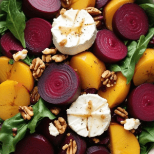 Roasted Beet and Goat Cheese Salad