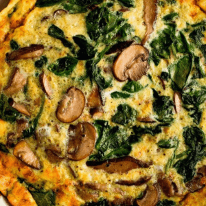 Spinach and Mushroom Frittata