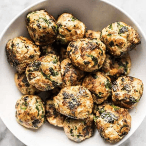 Turkey and Spinach Meatballs