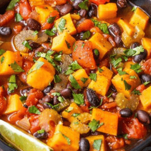 Vegetarian Chili with Sweet Potatoes